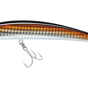 The Yo-Zuri Crystal Minnow suspending lure has great constrast and is good for Barramundi