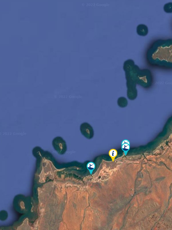 Gnoorea Fishing spots