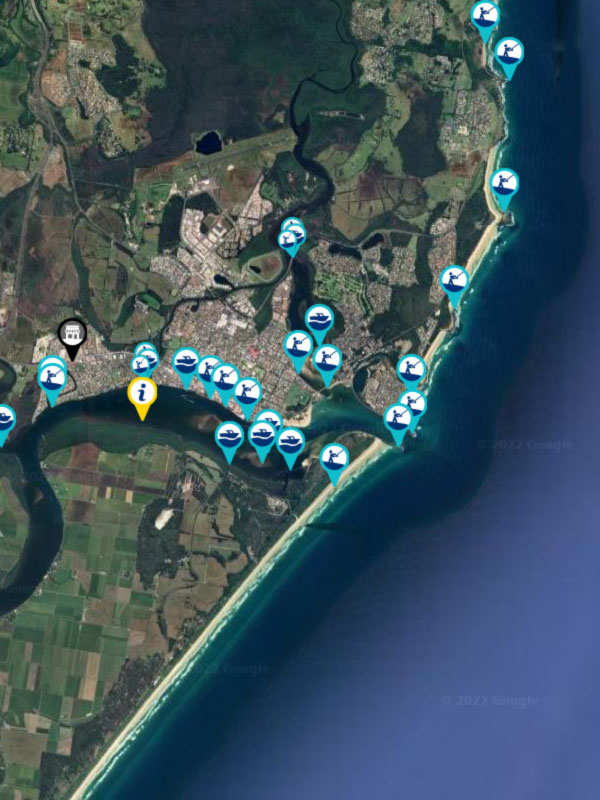 Yamba Fishing Spots - Richmond River