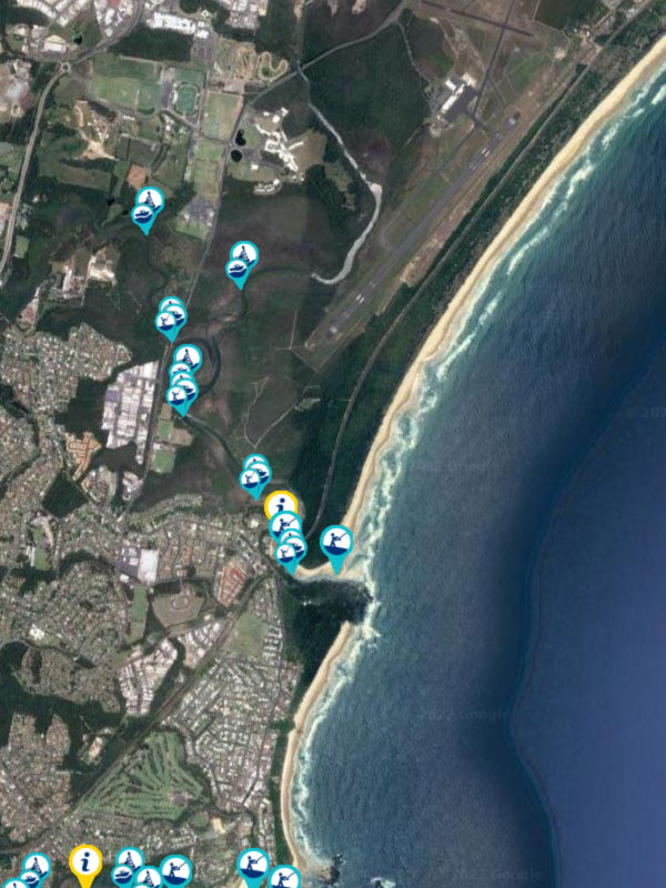 Boambee Creek Fishing Spots Sawtell